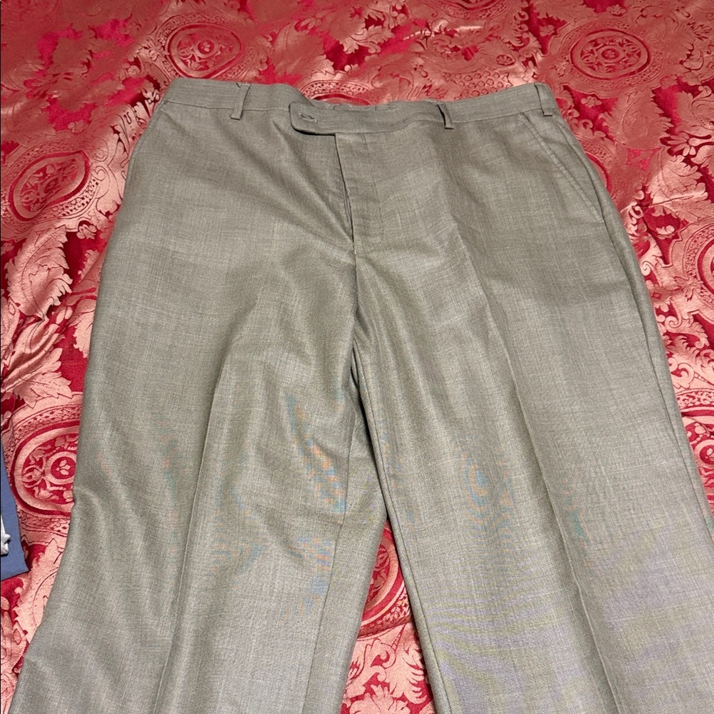 George Classic Gray Striped Pants